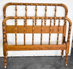 JERRY LIND STYLE TWIN BED HEAD AND FOOTBOARD