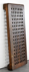 TEAK GRATED SHIP HATCH DOOR