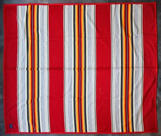 CONTEMPORARY PENDLETON SERAPE WOOL BLANKET