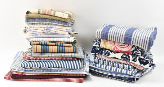 ASSORTED VINTAGE MATERIAL PIECES