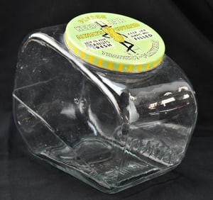 VINTAGE PLANTERS GENERAL STORE PEANUT JAR