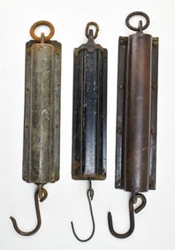 ANTIQUE SPRING BALANCE COLLECTION: CHATILLONS, ROYAL, AND DETECTO