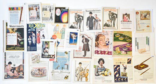 1900-1950s CLOTHING & HOUSEHOLD ADVERTISING