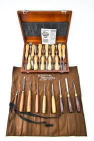 MASTERGRIP CHISEL SET AND SCULPTURE ASSOCIATES WORK APRON