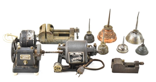 EARLY 20TH CENTURY MOTORS AND OILERS: PITTSBURGH MFG. CO., SINGER, EDISON, AND MORE
