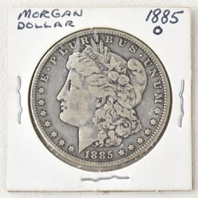 1885-O MORGAN SILVER DOLLAR