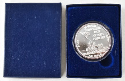 1 TROY OZ. .999 SILVER, HONORING OUR ARMED FORCES