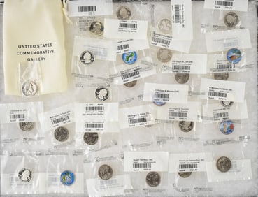 90% SILVER, COLORIZED, & UNCIRCULATED US QUARTER COLLECTION