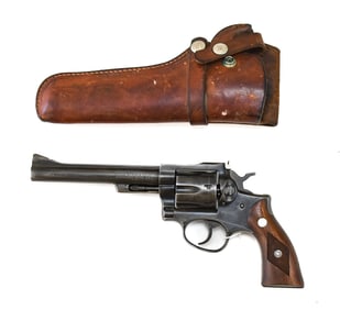 RUGER SECURITY-SIX .357 MAGNUM REVOLVER WITH FITTED HUNTER HOLSTER