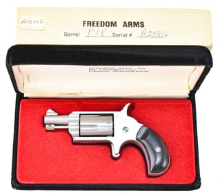 FREEDOM ARMS 'CASULL'S IMPROVEMENT' .22LR POCKET REVOLVER