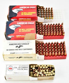 ASSORTED .30 CARBINE AMMUNITION