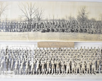 US MILITARY WWI & WWII GROUP PHOTOGRAPHS