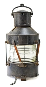 WWII ERA SHIP'S LANTERN