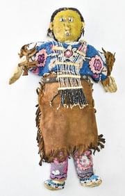 CIRCA 1900 PLAINS INDIAN DOLL