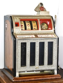 PACE MFG. CO. NICKEL SLOT MACHINE GUM VENDOR