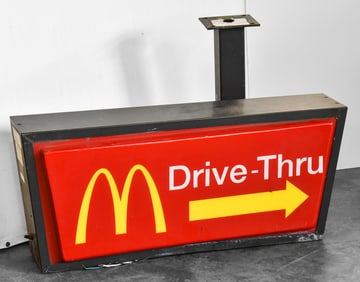 DRIVE-THRU MCDONALD'S SIGN