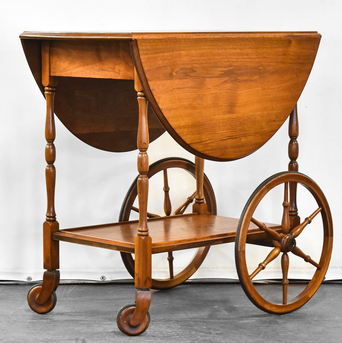 VINTAGE WOODEN TEA CART, EARLY 20TH CENTURY (1 of 3)
