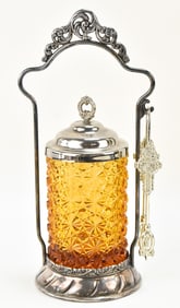 E.G. WEBSTER & SON AMBER PICKLE CASTOR