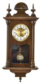 LINDEN REGULATOR WALL CLOCK, LATE 20TH CENTURY