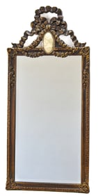 VINTAGE FRENCH BAROQUE GILTWOOD CAMEO MIRROR