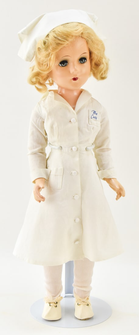 1940s 'MISS CURITY' NURSE DOLL (1 of 4)