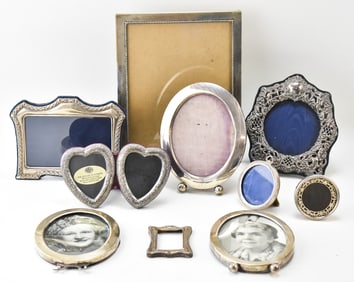 COLLECTION OF ASSORTED SILVER FRAMES