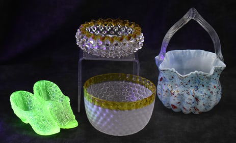 COLLECTION OF PATTERN GLASS