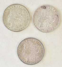 1921, 1921-S, & 1885 MORGAN DOLLARS