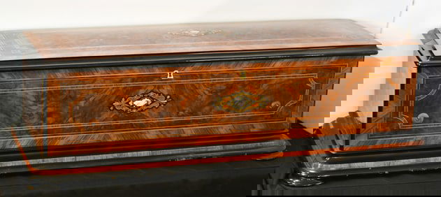 19TH C. PAILLARD SWISS CYLINDER MUSIC BOX