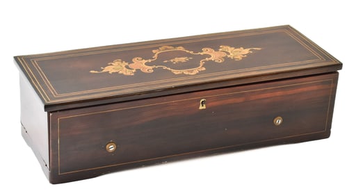 19TH C. NICOLE FRERES SWISS CYLINDER MUSIC 'DANCE BOX'