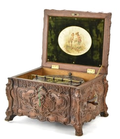 19TH C. SYMPHONION GERMANY ROCOCO MUSIC BOX