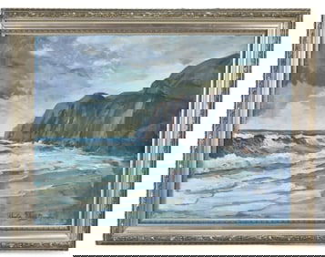 CHESTER GLENN MURPHY 'SECRET COVE' OIL PAINTING