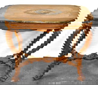 19TH C. RENAISSANCE REVIVAL CENTER TABLE
