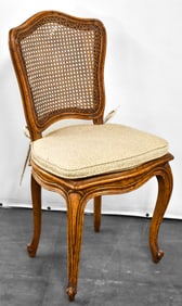 EUROPEAN STYLE CANE CHAIR; EARLY 20TH CENTURY
