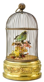 EARLY 20TH CENTURY FRENCH SINGING BIRD BOX