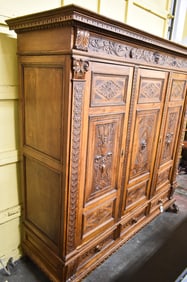 LATE 19TH C. RENAISSANCE REVIVAL ARMOIRE