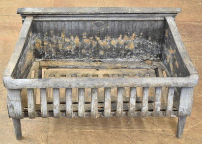 ANTIQUE CAST IRON FIRE BOX