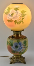BRADLEY & HUBBARD BANQUET LAMP; 19TH CENTURY