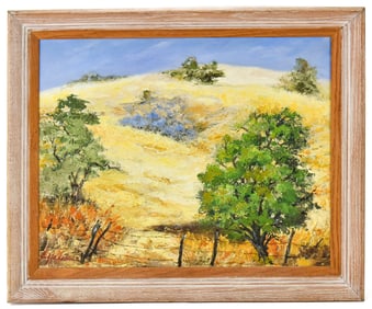 EVELYN NADEAU LANDSCAPE OIL PAINTING