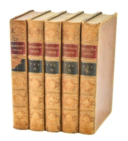 CONNOP THIRLWALL D.D. BISHOP OF ST. DAVID'S 'THE HISTORY OF GREECE' NEW EDITION; FIVE VOLUMES;