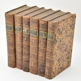 FRANCESCO GUICCIARDINI 'THE HISTORY OF ITALY' TRANSLATED BY AUSTIN P. GODDARD; SIX VOLUMES; 1760