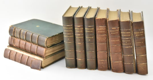 THE GROLIER SOCIETY LIMITED EDITION 'HISTORIC COURT MEMOIRS: MARIE ANTOINETTE, MONTESPAN, MARGUERITE