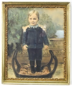 BOY'S PASTEL PHOTO PORTRAIT