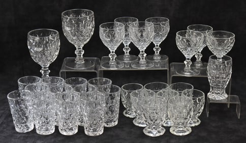 HEISEY 'WHIRLPOOL CLEAR' GLASSWARE