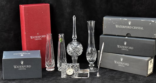 ASSORTED WATERFORD CRYSTAL PIECES