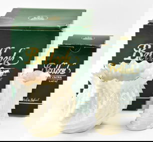 BELLEEK POTTERY LTD VISITORS CENTRE POT & SPILL VASE