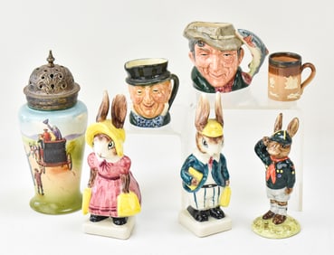 COLLECTION OF MIDCENTURY ROYAL DOULTON & DOULTON-STYLE CERAMICS