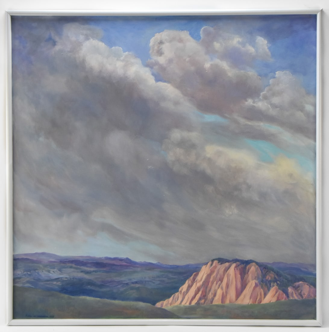 AVONNA LEE LANDWEHR 'SPACIOUS SKIES' OIL PAINTING