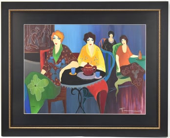 ITZCHAK TARKAY 'CAFE BISTRO II' LIMITED EDITION SERIGRAPH