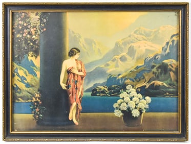 ROBERT ATKINSON FOX (ATTR.) FRAMED LITHOGRAPH 'SUNRISE'